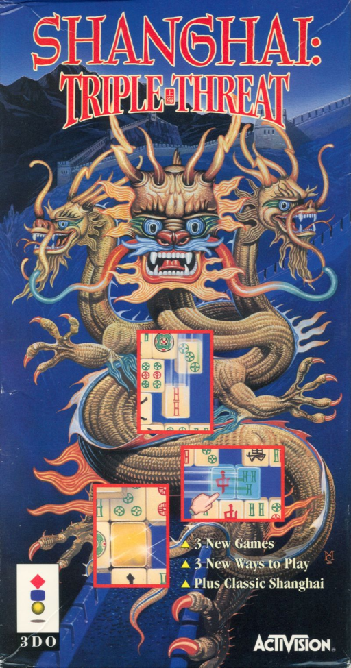 Shanghai: Triple Threat box art for 3DO